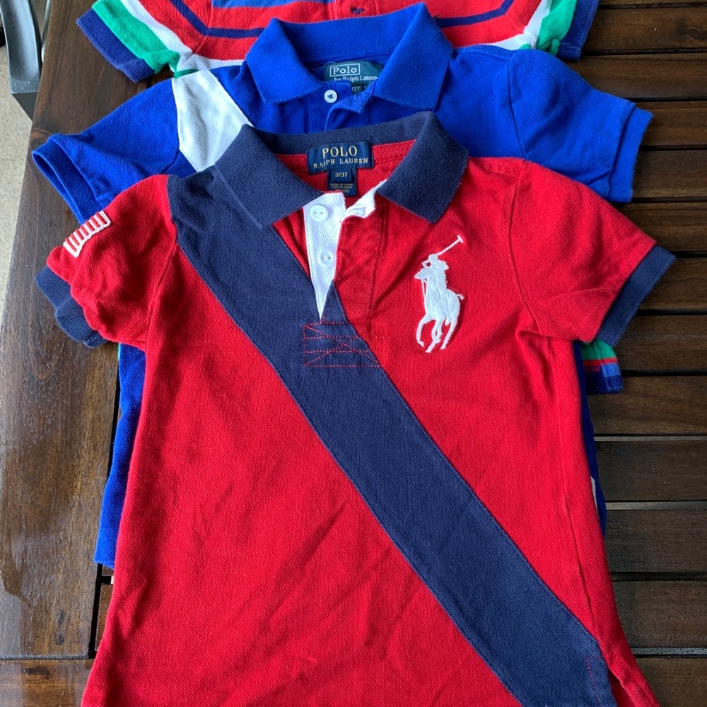 Ralph Lauren Polo Shirts Size 3/3T